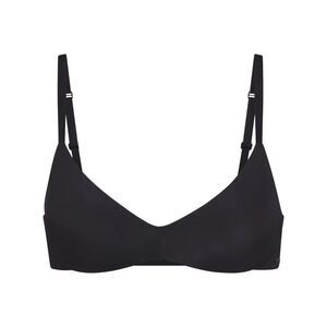Skims Wireless Form Push up Plunge Bra Onyx Size 30D